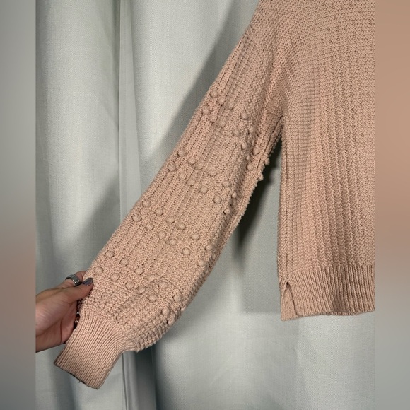 Madewell Bobble Pullover Knit Sweater in Avalon Pink Size Small - Picture 7 of 10
